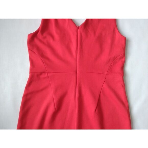 Premise Bright Red Sleeveless V-Neck Above Knee Length Sheath Dress Women's 8 - Picture 12 of 12